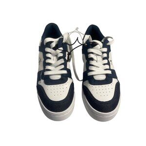 Calvin Klein Womens Denim & White Sneakers 11 Stylish Tennis Shoes Casual Wear
